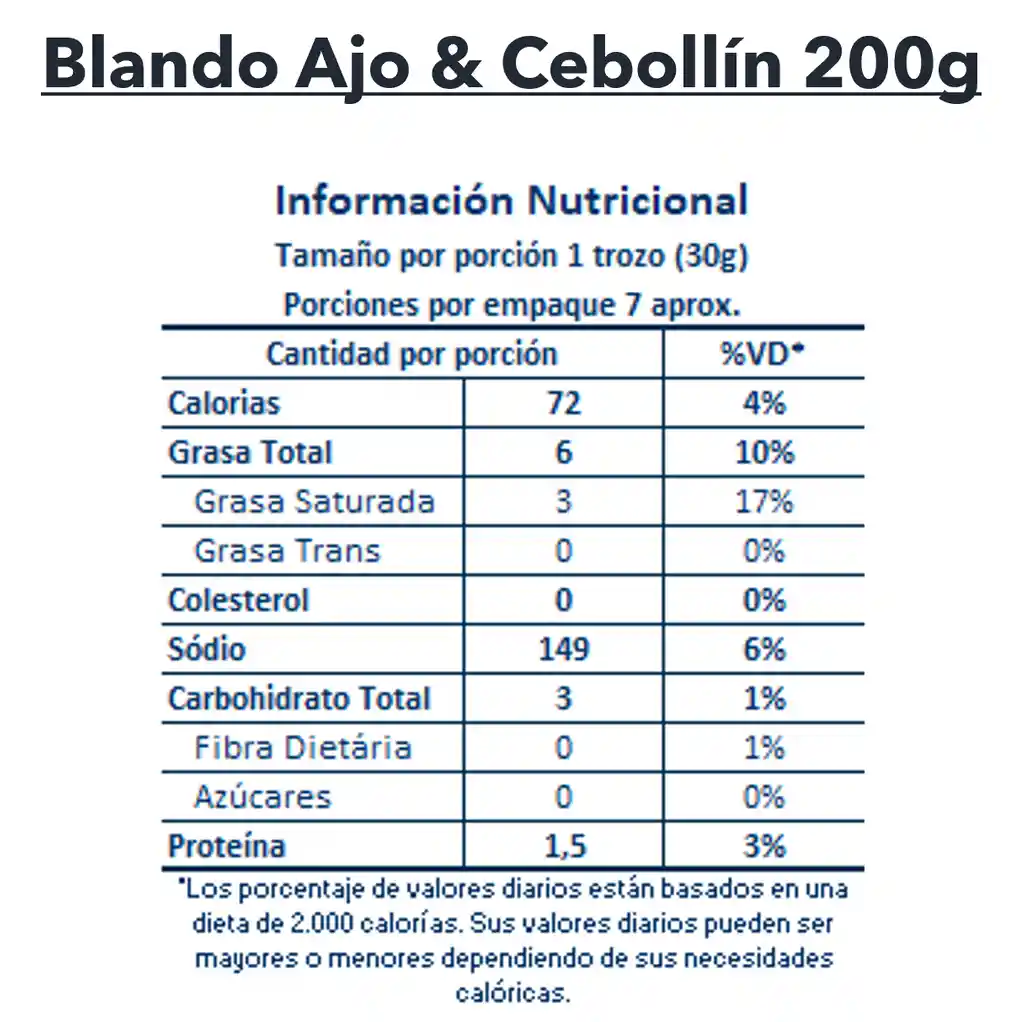 Queso Blando Ajo & Cebollin Only Plants 200g