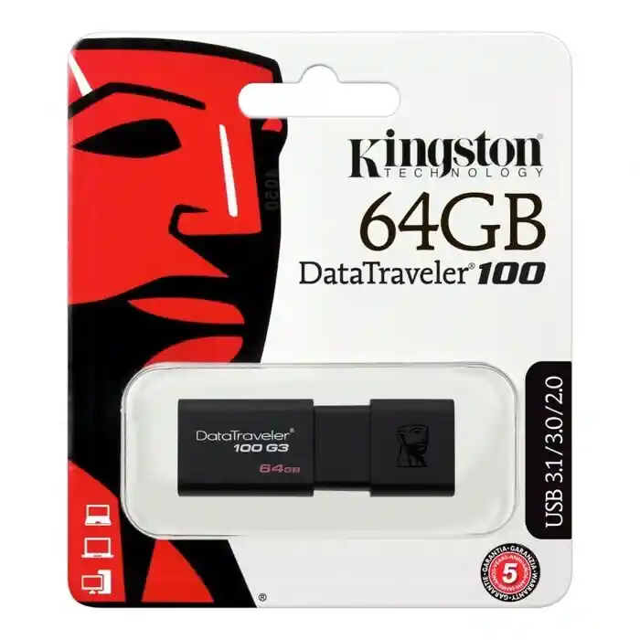 Kingston Memoria Usb De 64Gb Original