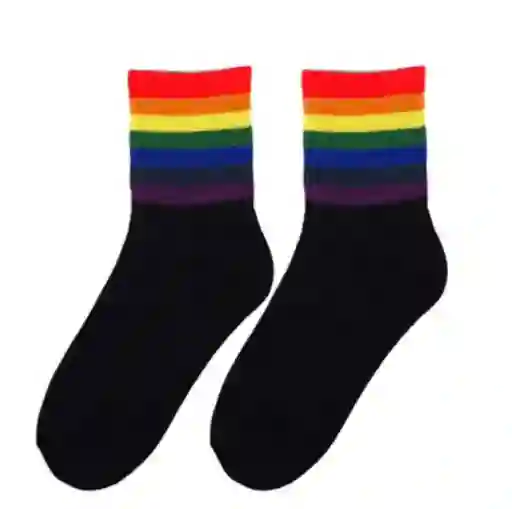 Medias Rainbow Black