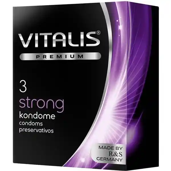 Condones x3 Vitalis Strong Caja