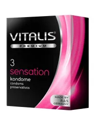 Condones x3 Vitalis Sensation