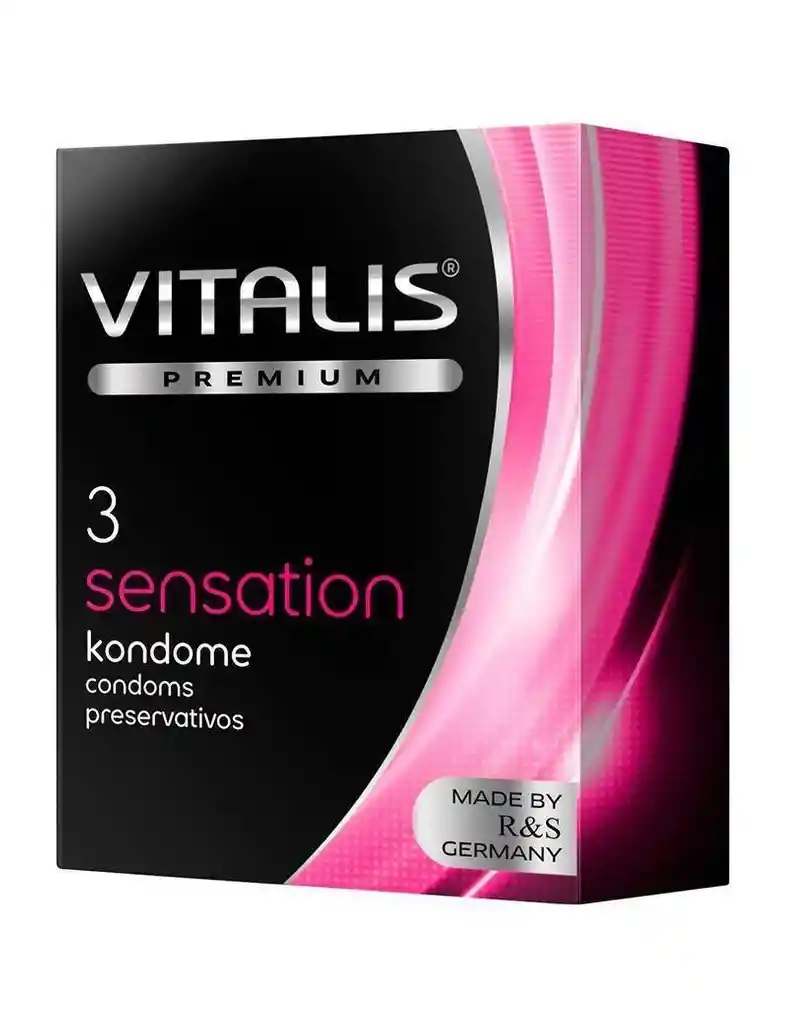 Condones x3 Vitalis Sensation