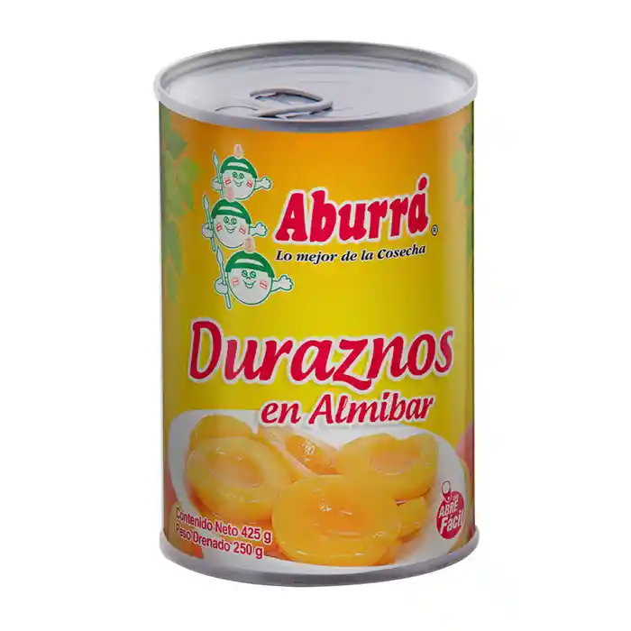 Aburra Durazno En Almibar -