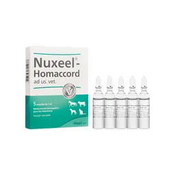 Nuxeel Homaccord 5 Ampollas X 5.0 mL