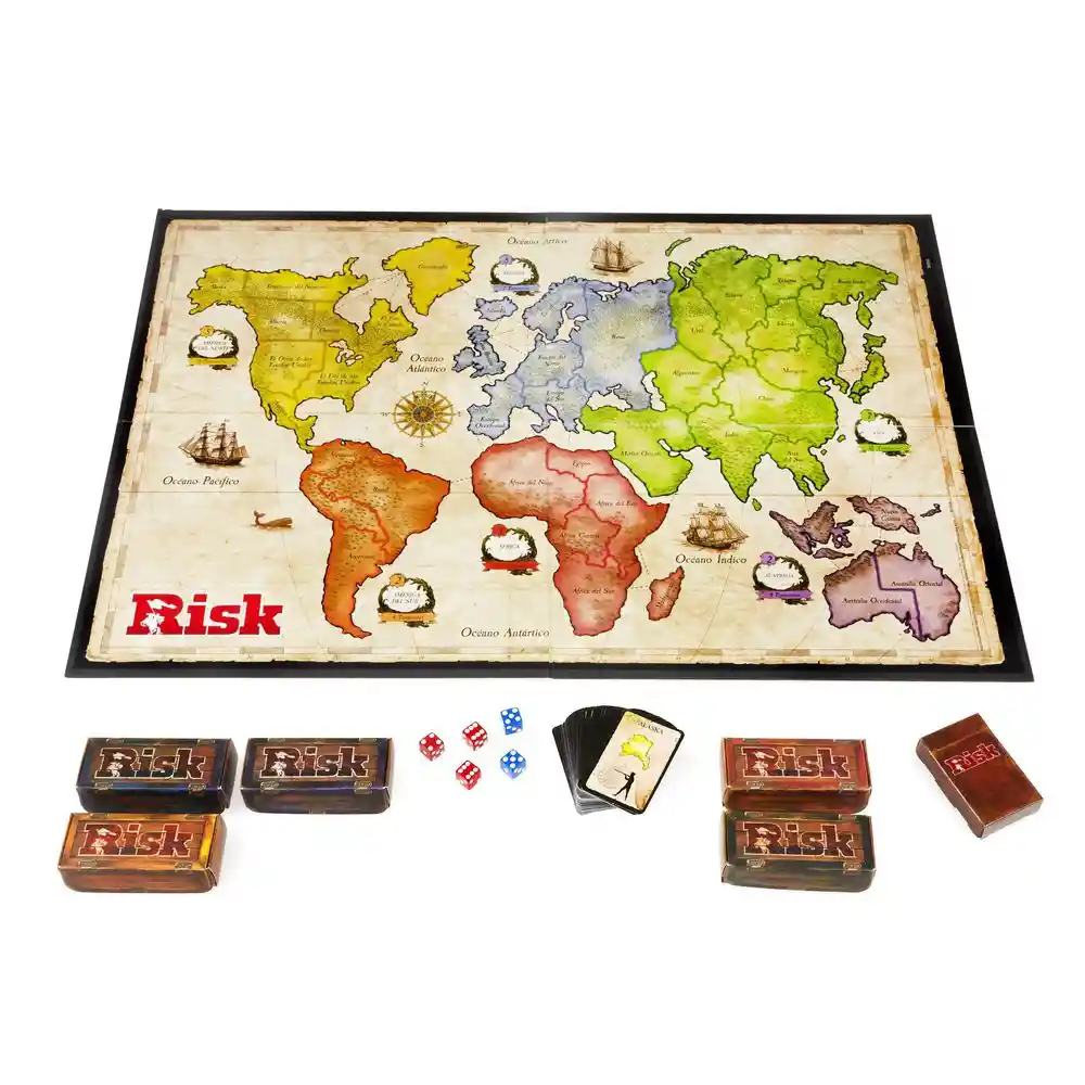 Risk Hasbro Juego De Mesa De Estrategia 