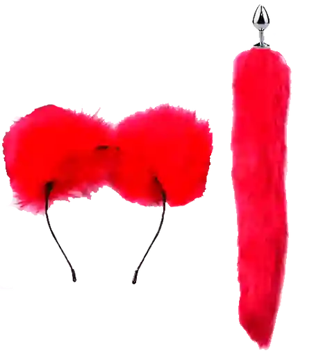 Butt Plug Zorra + Diadema