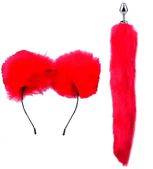 Butt Plug Zorra + Diadema