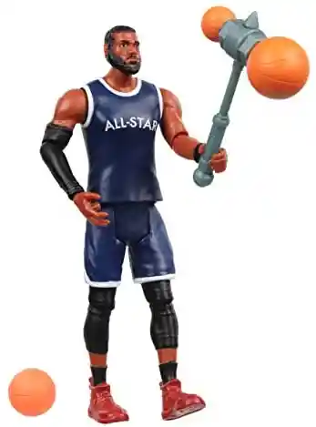 FIGURA SPACE JAM 5" LEBRON CON CON BLOQUEADOR ACME B-BALL