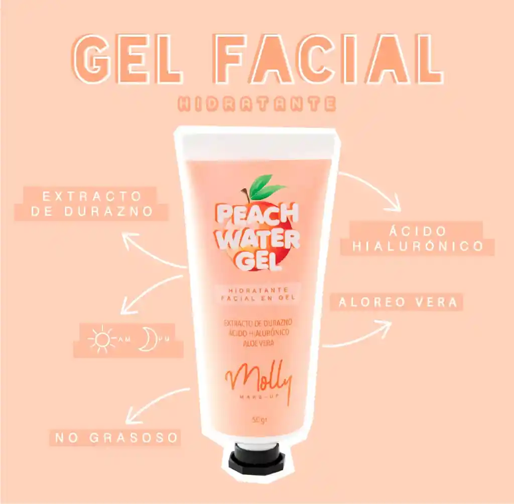 NUEVO GEL HIDRATANTE PEACH WATER GEL