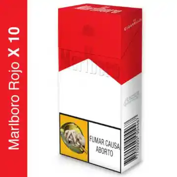 Marlboro Rojo Medio Paquete