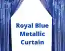 Cortina Metalizada Para Fiesta - Celebración Cumpleaños Azul