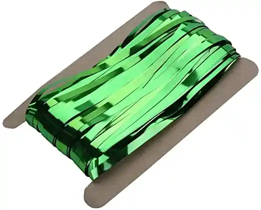 Cortina Metalizada para fiesta - celebración cumpleaños Verde