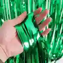 Cortina Metalizada para fiesta - celebración cumpleaños Verde