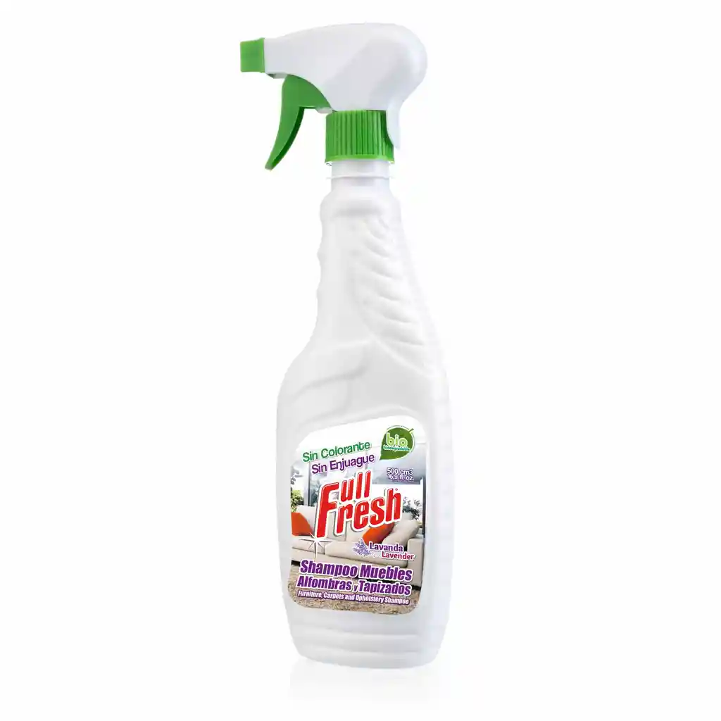 Full Fresh Shampoo para Muebles Tapizados y Alfombras Aroma a Lavanda