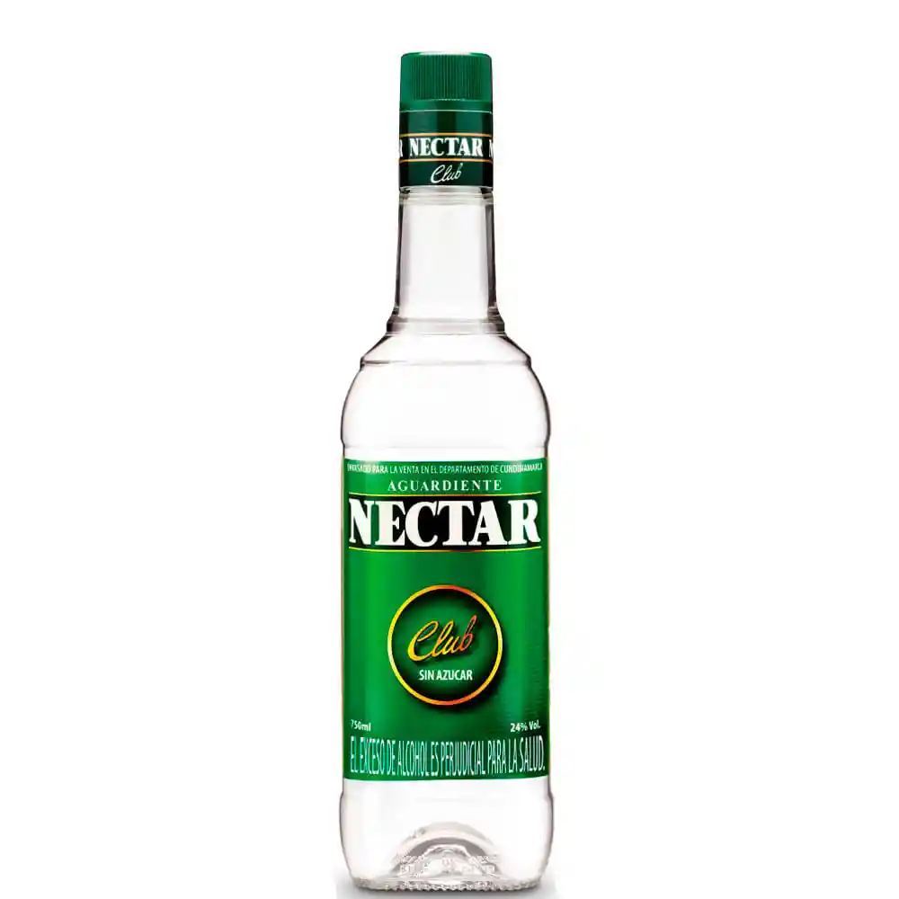 Nectar Aguardiente Botella Verde