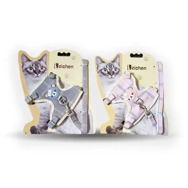 ARNÉS CONFORT PLUS PARA GATOS TALLA L GRIS