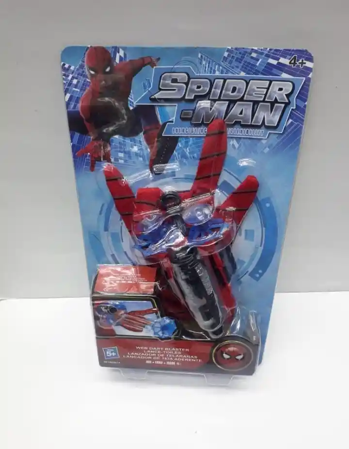 Guante personaje Spiderman con Lanzador.