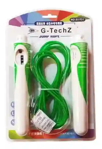 Lazo Para Saltar Con Contador Cuerda Guaya Pvc - Verde