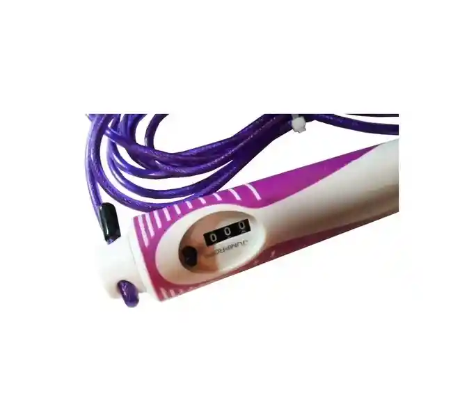 Lazo Para Saltar Con Contador Cuerda Guaya Pvc - Morado - G1931