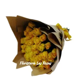 Arreglo De Rosas Amarillas Explosión