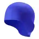 Gorro Natación Silicona Para Adulto Con Orejera - Morado