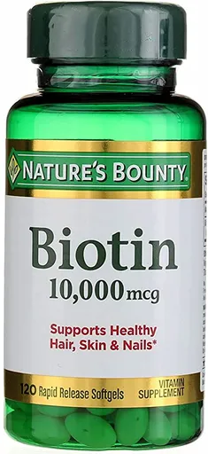 Biotina 10000 Mcg Nature's Bounty Americana 120 Sofgels