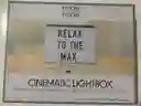 Cine Light Box Caja De Luz Letrero Cinematic Letras Avisos