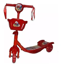 Patineta Scooter Canasta Rojo