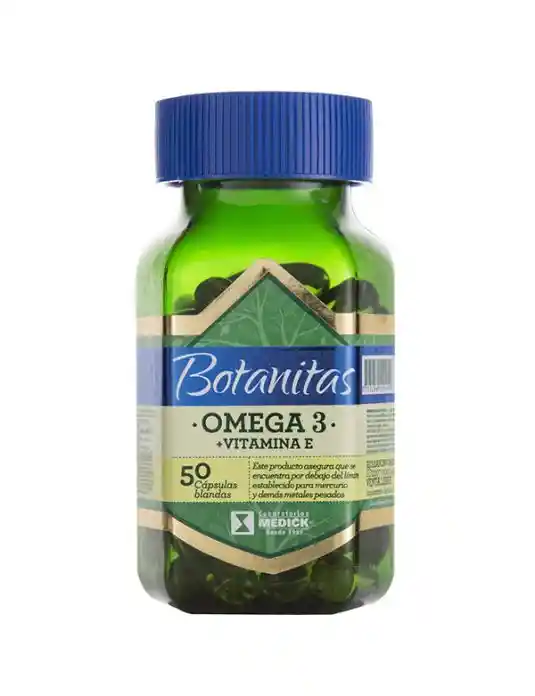 OMEGA 3 + VITAMINA E 50 cápsulas blandas