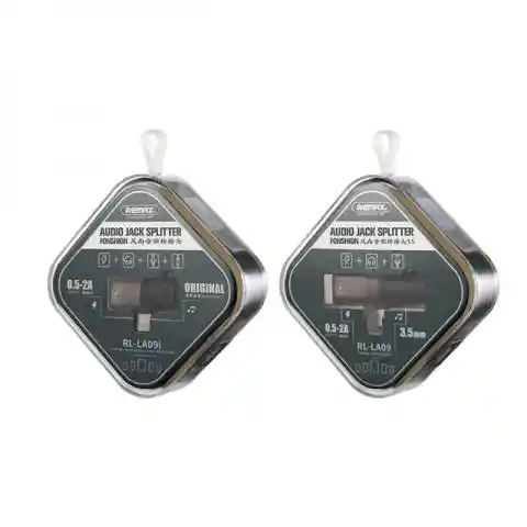 Adaptador Remax Rl-la09/ Iphone A Iphone Y A Plug 3.5
