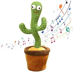 Lindo Cactus Bailarín Con Canto De Felpa Adecuado Para Niños 100+ canciones 