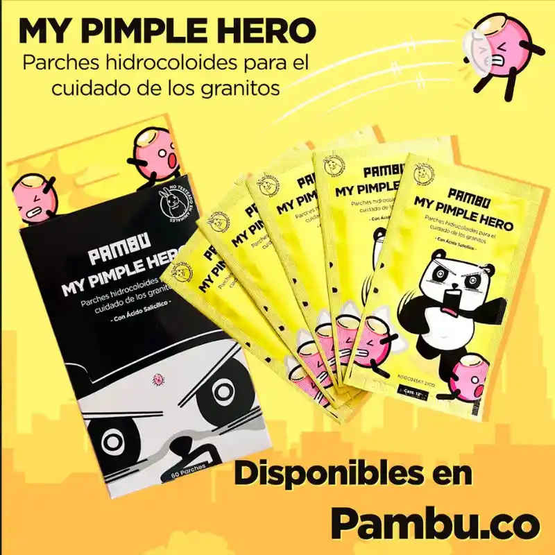 My Pimple Hero. Parches Hidrocoloides Para El Cuidado De Los Granitos