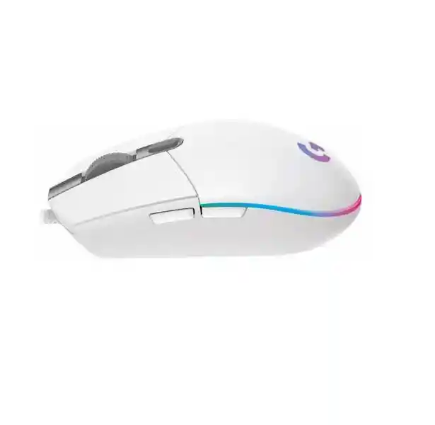 Logitech Mouse Gaming G203 Lightsync White Usb