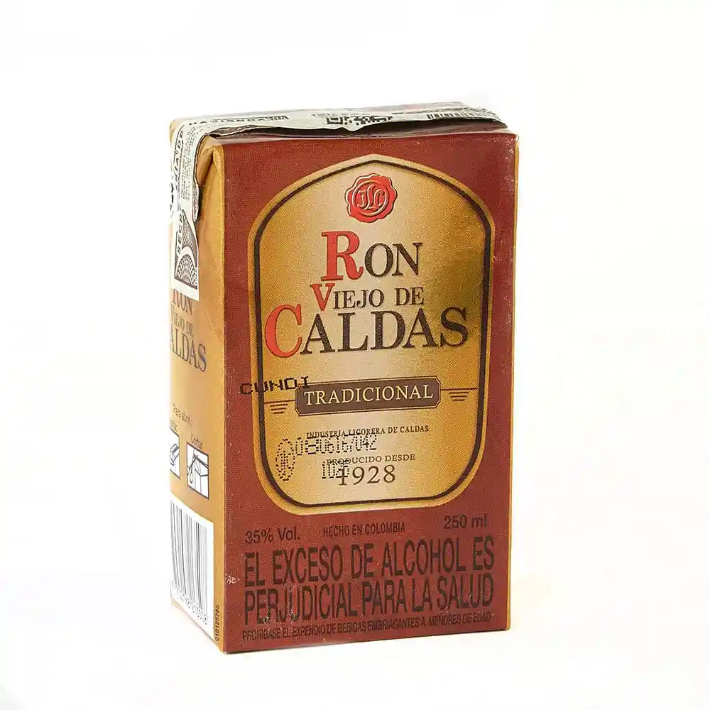  Ron Viejo De Caldas Brick X 250 Ml 