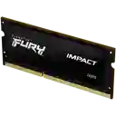 Kingston Memoria Ram Portátil Fury Impact Ddr3L 8Gb 1600Mhz