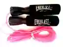 Lazo Soga Cuerda Para Saltar Everlast Pvc Balinera Cardio - Rosado