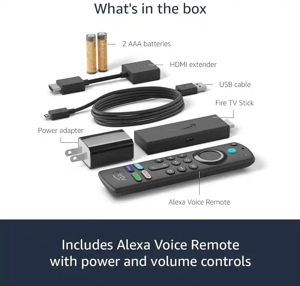 Amazon Fire TV 3Era Generacion, botones en control