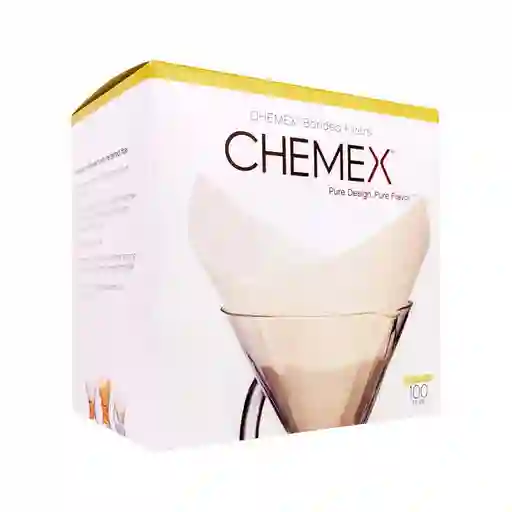 Filtros Chemex De 6 Tazas Cuadrados Originales (100 Unds)