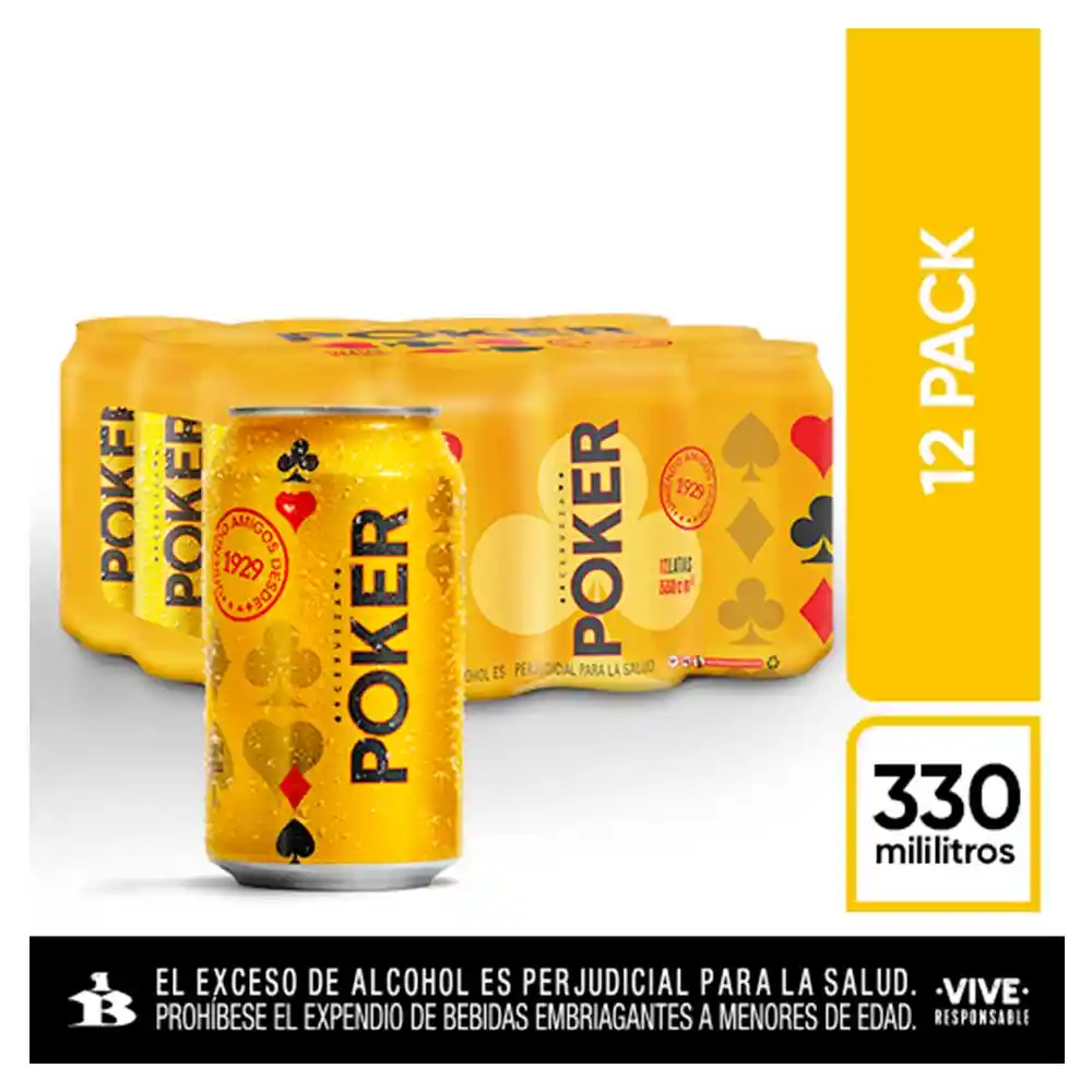 Poker Six Pack De 330 Ml