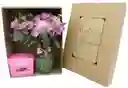 Flores Caja De Regalo,Surtidas Y Trufas. Frescas Ramo