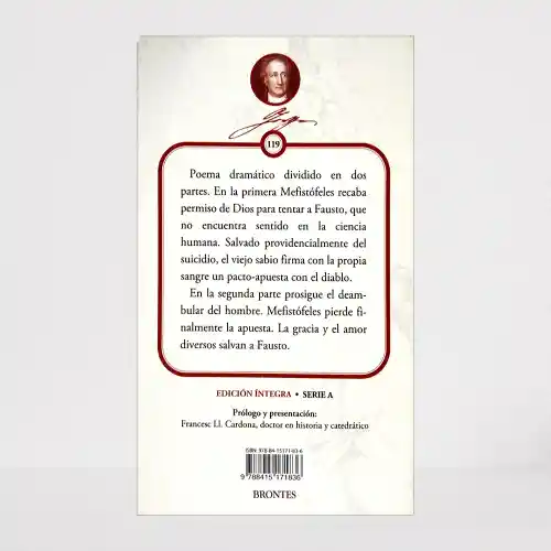 Fausto - Jonathan W. Goethe - Libro Nuevo - Original