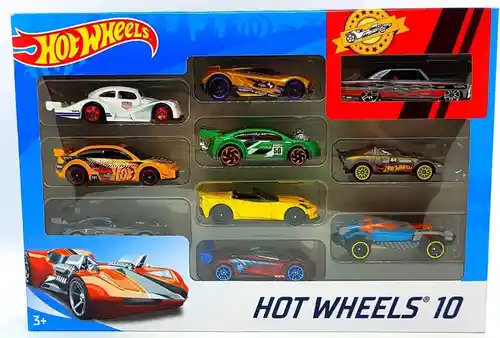 Hot Wheels 10 Vehiculos De Coleccion X 10 Coches Hotwheels
