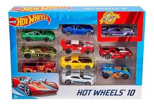 Hot Wheels 10 Vehiculos De Coleccion X 10 Coches Hotwheels