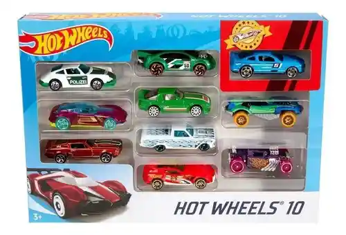 Hot Wheels 10 Vehiculos De Coleccion X 10 Coches Hotwheels