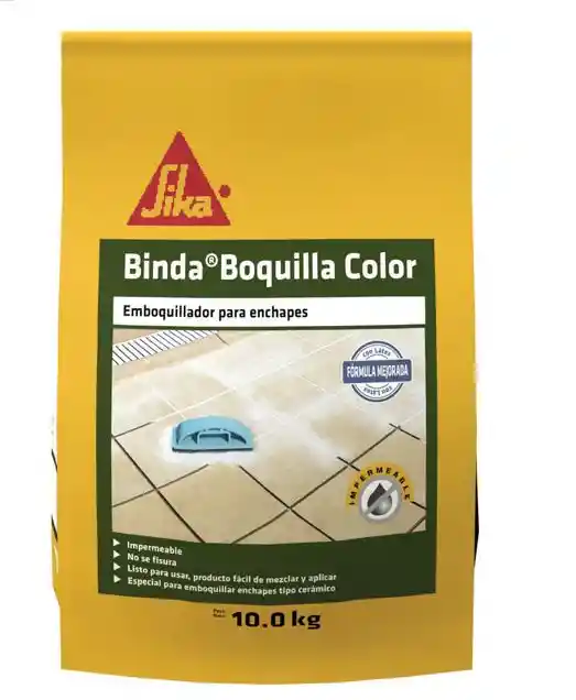 Sika Binda Boquilla Color Emboquillador para enchapes 10kg