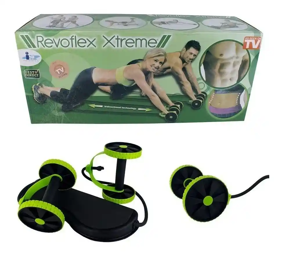 Revoflex Xtreme Rueda Para Abdominales Multifuncional +bolso