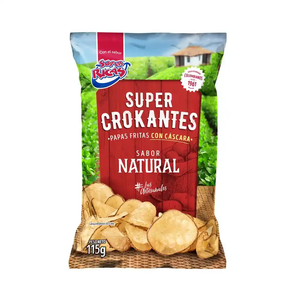 Super Crokante Natural Ricas 115G