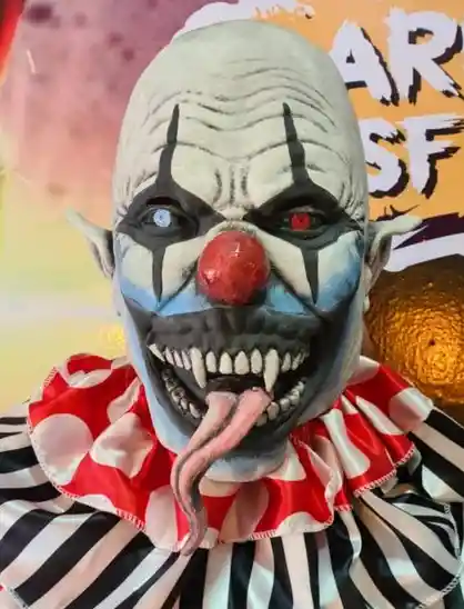 MASCARA PAYASO KISS OJO AZUL