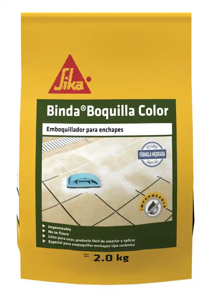 Sika Binda Boquilla Color Emboquillador para enchapes 2kg