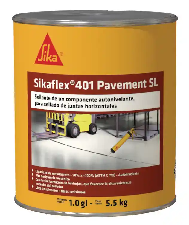 Sikaflex-401 Pavement Sellante autonivelante en pisos 1gl